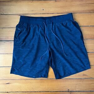 Lululemon Men's Pace Breaker Athletic Shorts Heather Blue Marled Extra Large XL